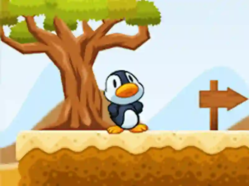 Játék Penguin Run kalandjáték online