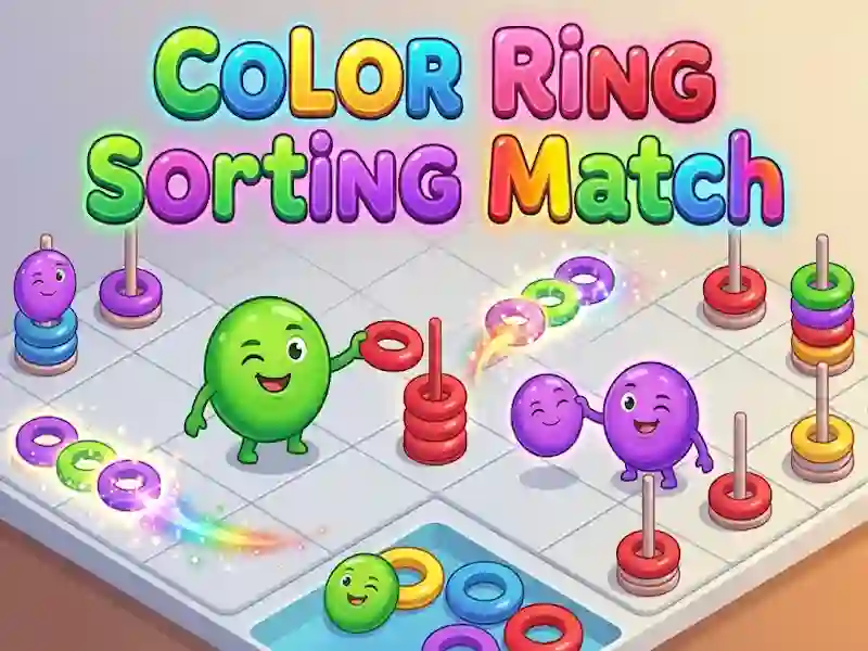 Játék Color Ring Sorting Match online