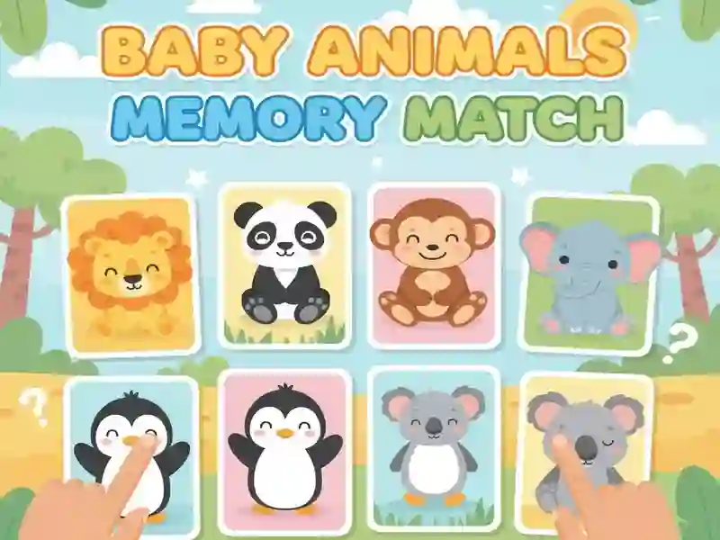 Játék Baby Animals Memory Match online Játék Baby Animals Memory Match online