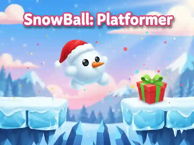 Játék SnowBall: Platformer online