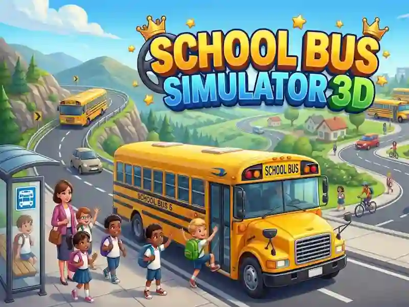 Játék School Bus Simulator 3D online