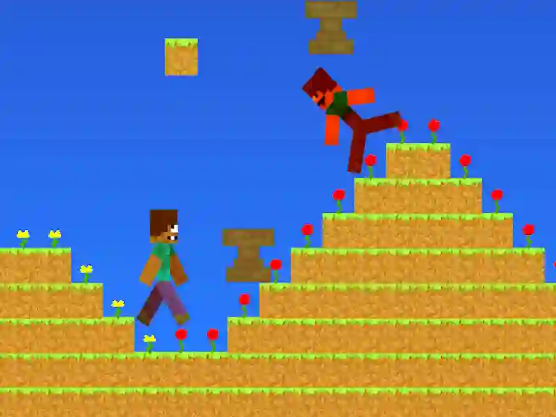 Játék Noob vs Pro, de Anvil Rain Minecraft online