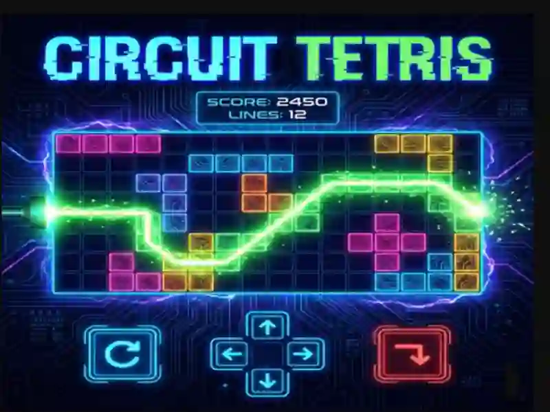 Játék Circuit Tetris online