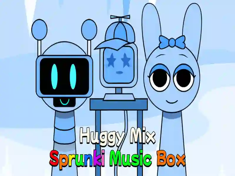Játék Huggy mix sprunki zenei doboz online