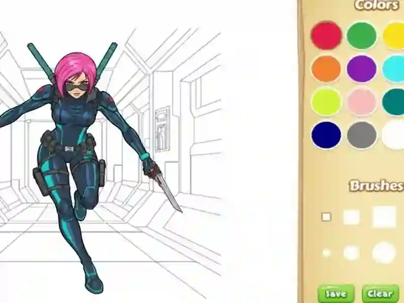 Játék Gonosz kifestőkönyv gyerekeknek online