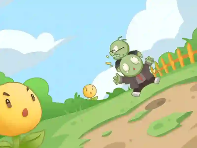 Játék Virágok vs zombik online