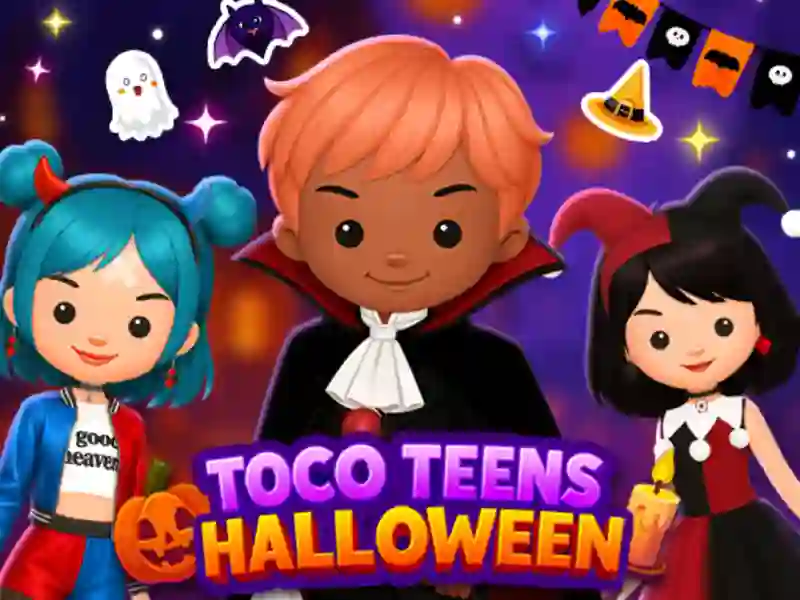 Játék Toco Teens Halloween Party online Játék Toco Teens Halloween Party online
