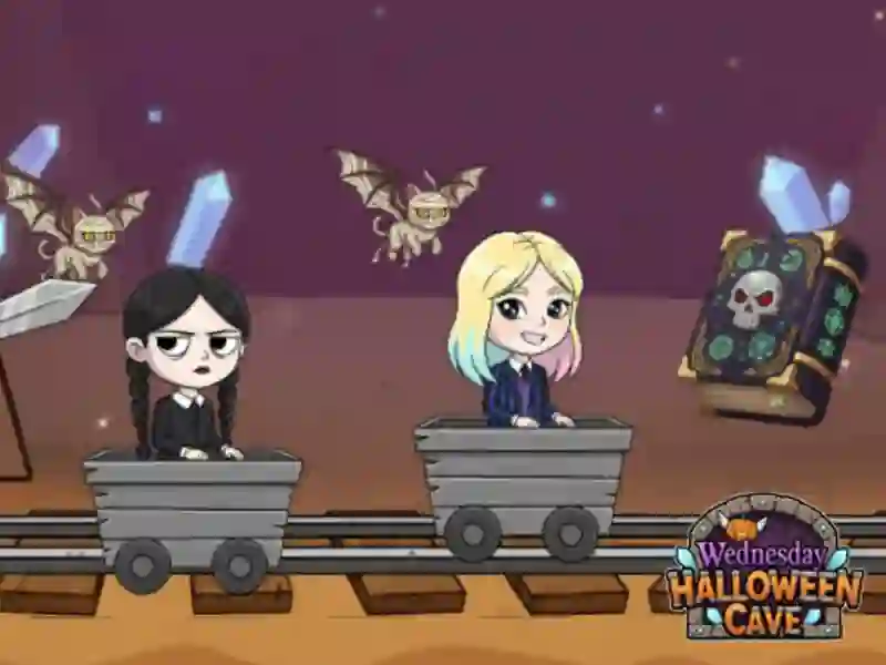 Játék Szerda Halloween-barlang online