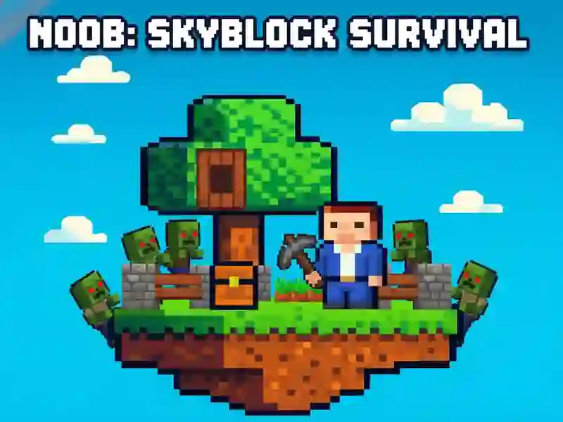 Játék Noob: Skyblock Survival online