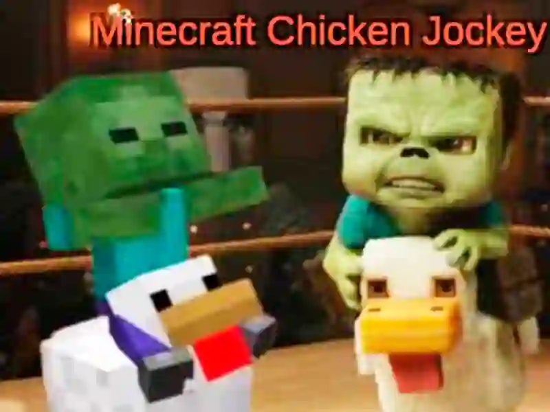 Játék Minecraft csirke zsoké online