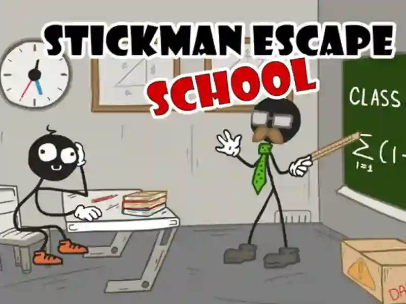 Játék Stickman Escape School online