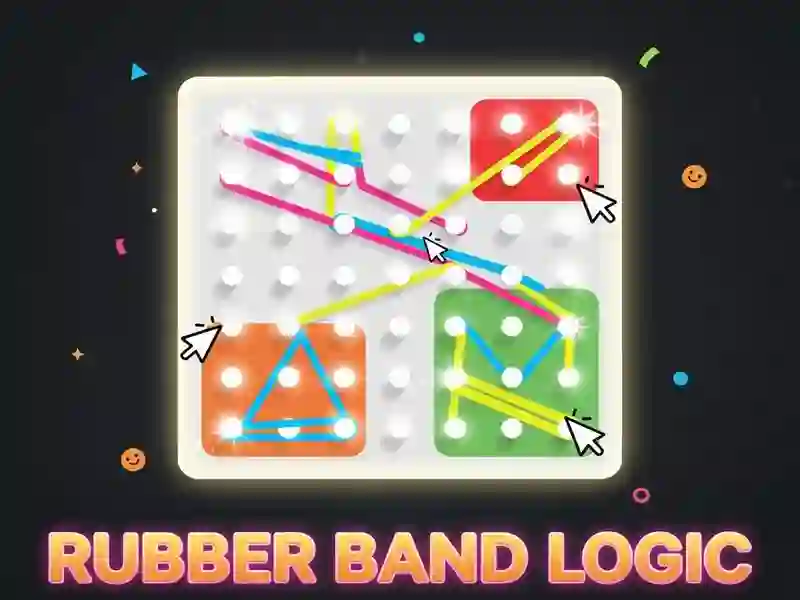 Játék Mozgasd a Rubber Bands Logic puzzle-t online