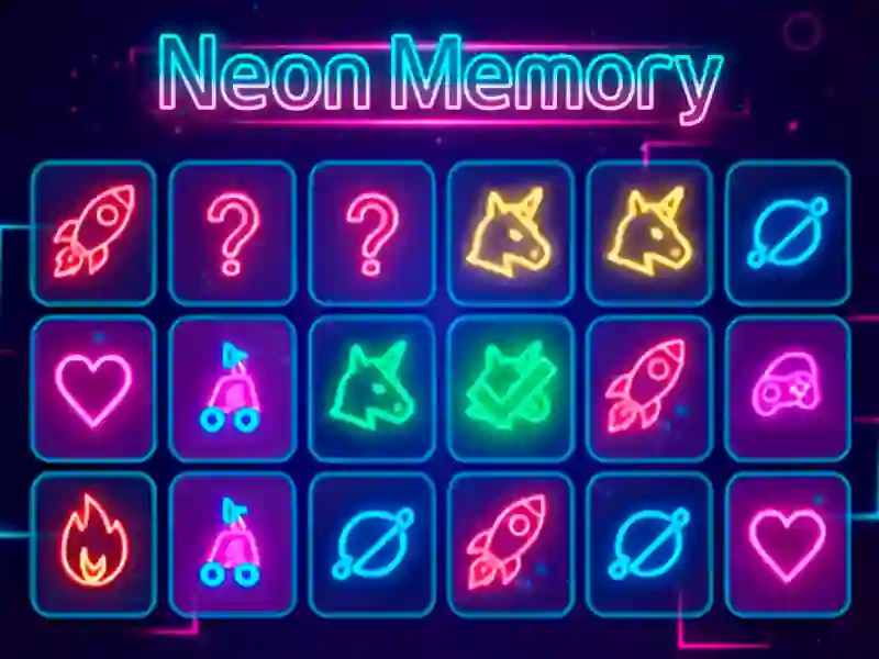 Játék Neon memória online