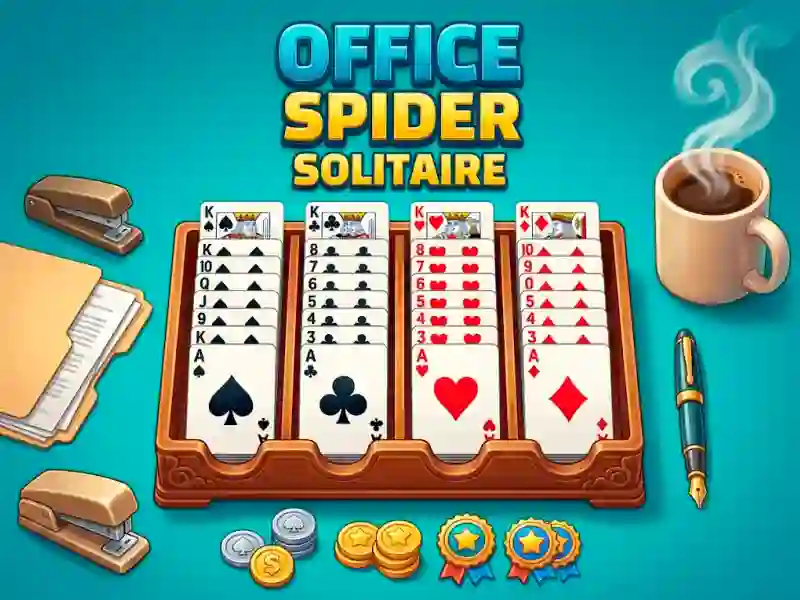 Játék Office Spider Solitaire online
