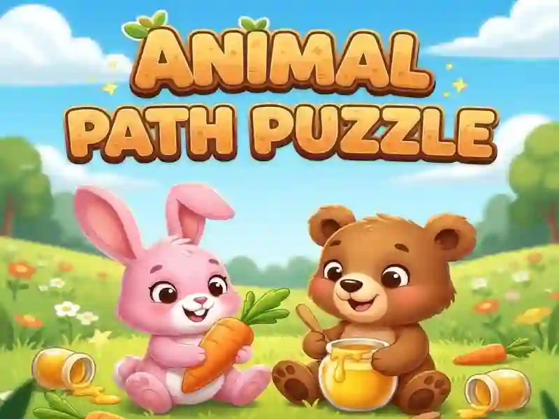 Játék Animal Path Puzzle online