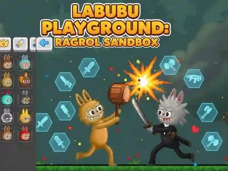 Játék Labubu játszótér: Ragdoll Sandbox online