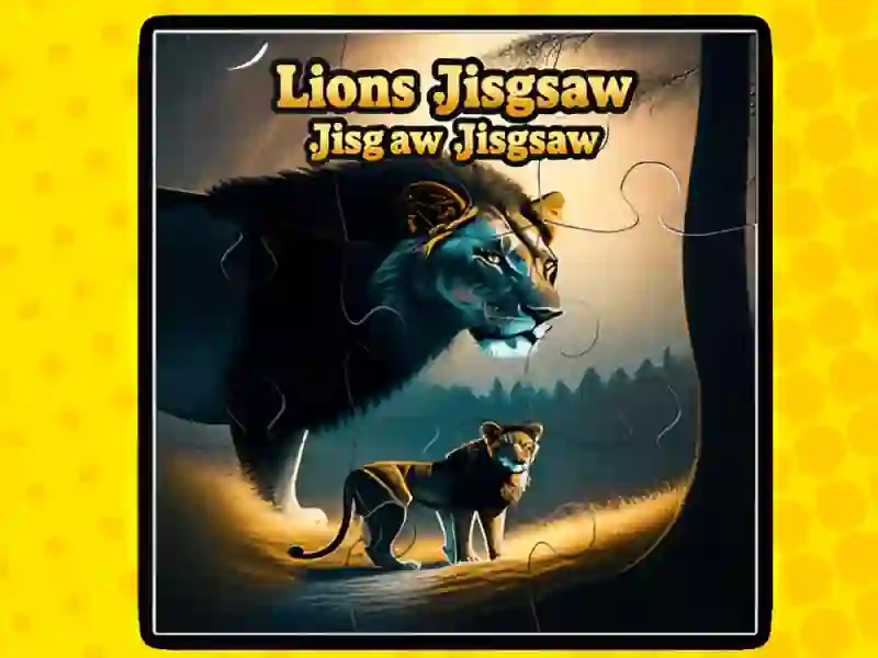 Játék Lions Jigsaw Jigsaw online