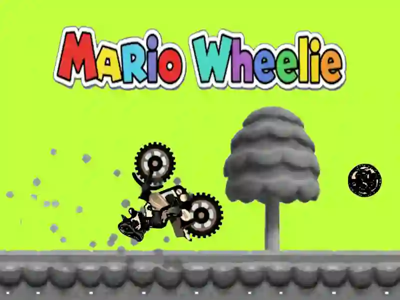 Játék Mario Wheelie online