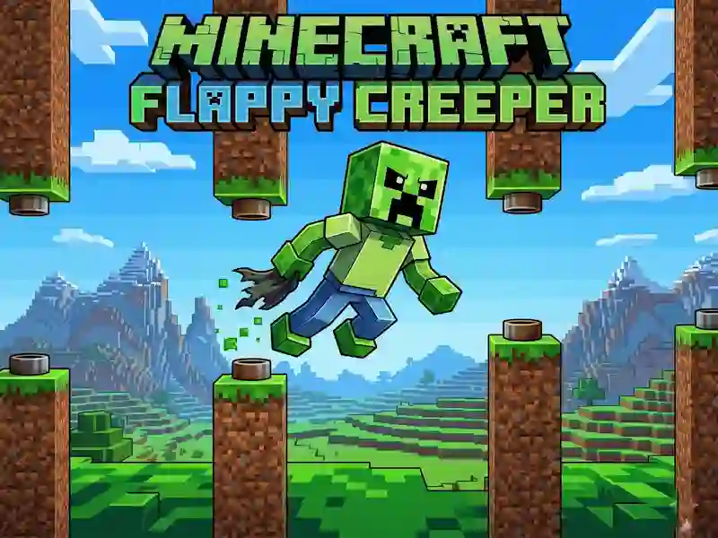 Játék Minecraft Flappy Creeper online