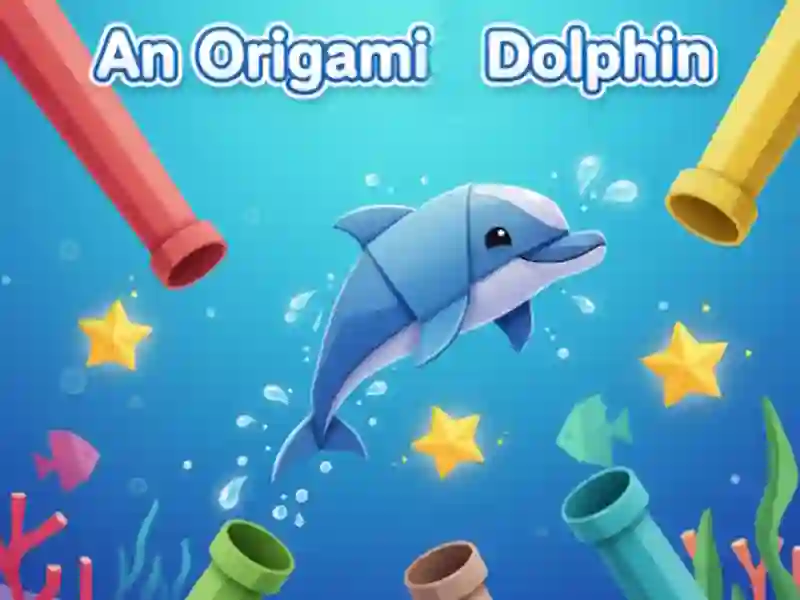 Játék Origami delfin online