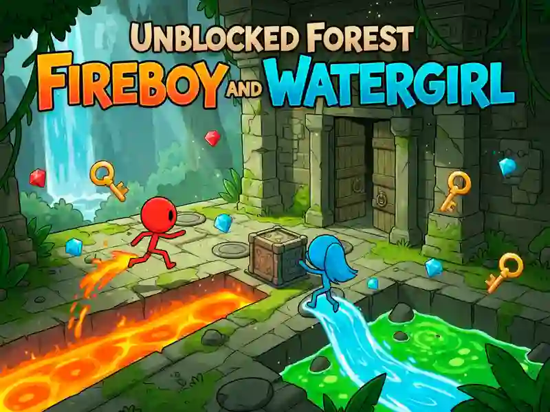 Játék Feloldott Forest Fireboy és Watergirl blokkolása online