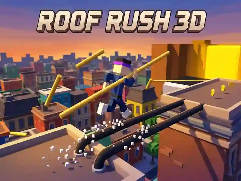 Játék Roof Rush 3D online