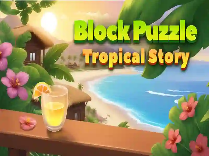 Játék Blokk puzzle trópusi történet online