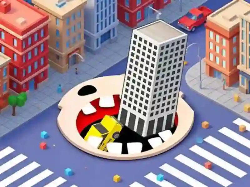 Játék Black Hole io 3D játék online