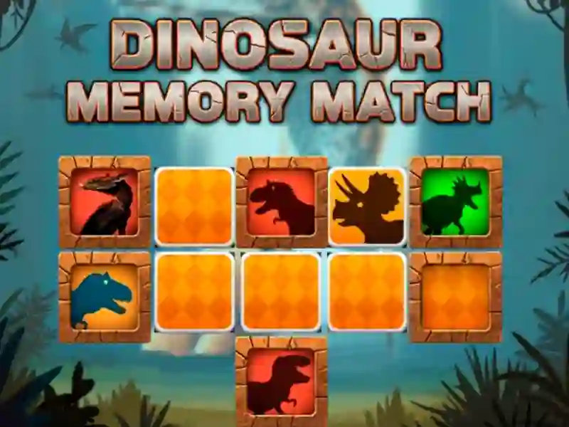 Játék Dinosaur Memory Match online