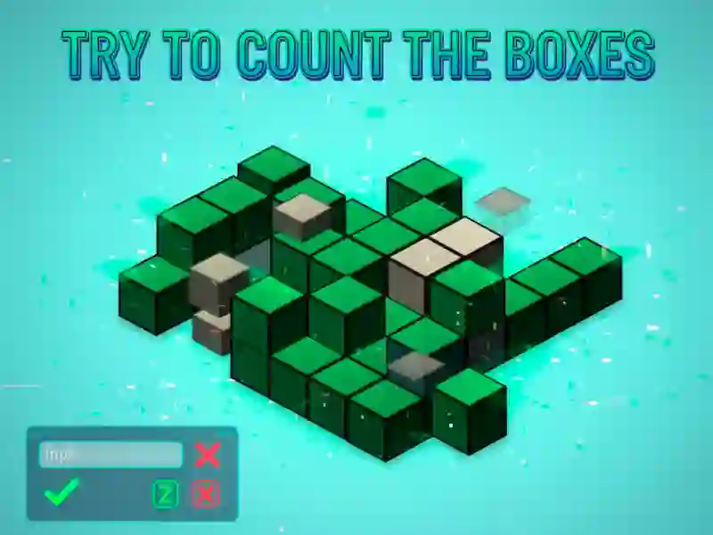 Játék Próbáld megszámolni a dobozokat online