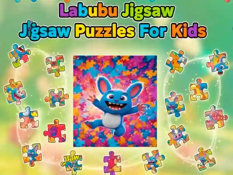 Játék Labubu Jigsaw Puzzle gyerekeknek online
