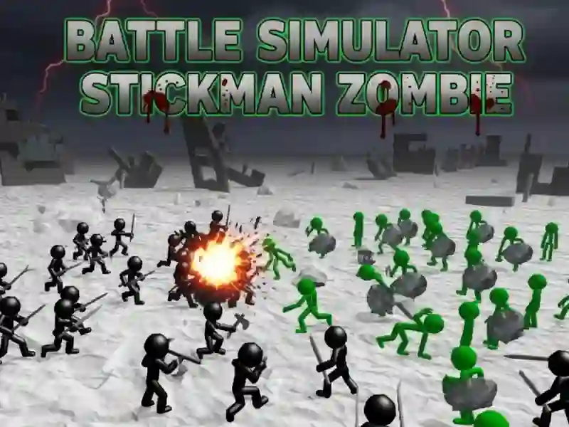 Játék Battle Simulator Stickman Zombie online