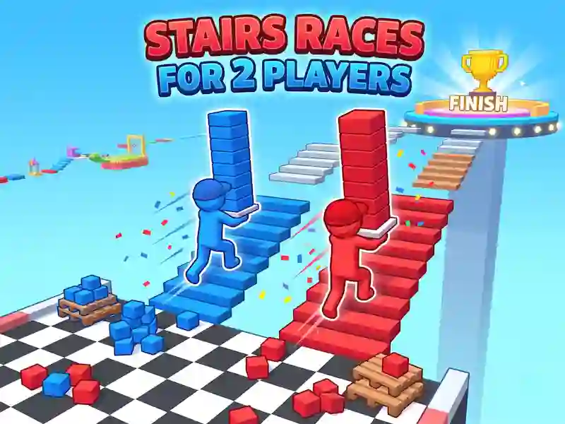 Játék Stairs Races For 2 Players online