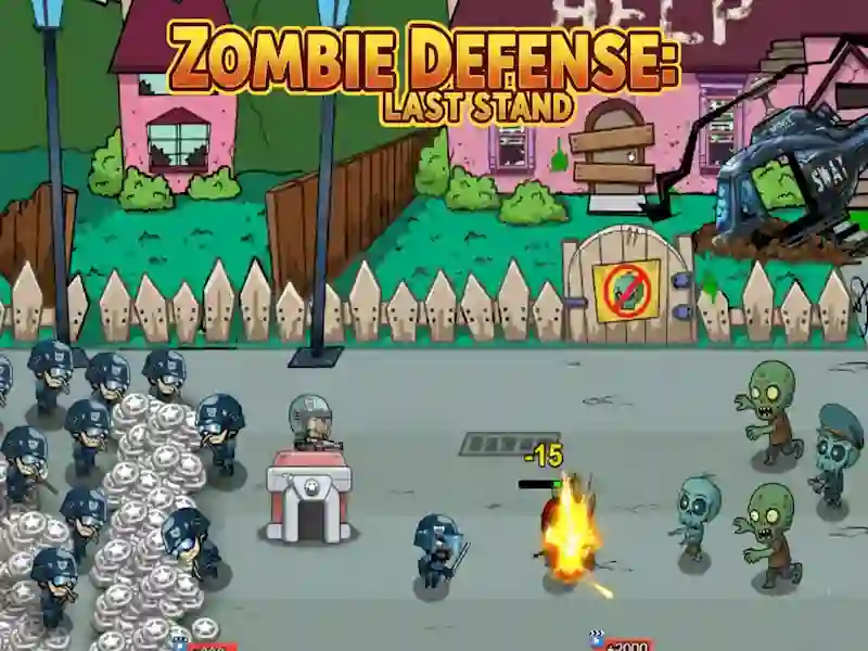 Játék Zombie Defense: Last Stand online