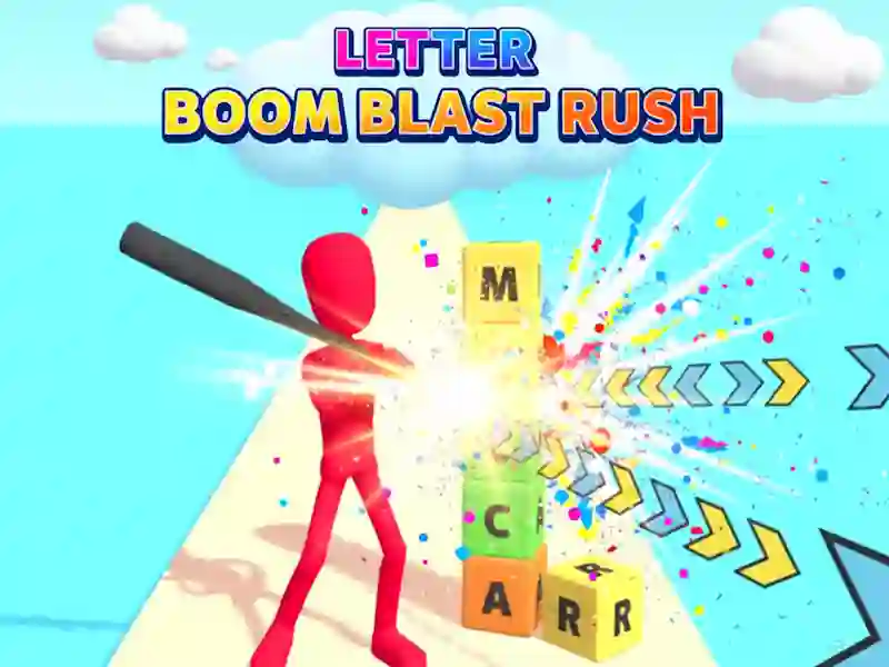 Játék Letter Boom Blast Rush online