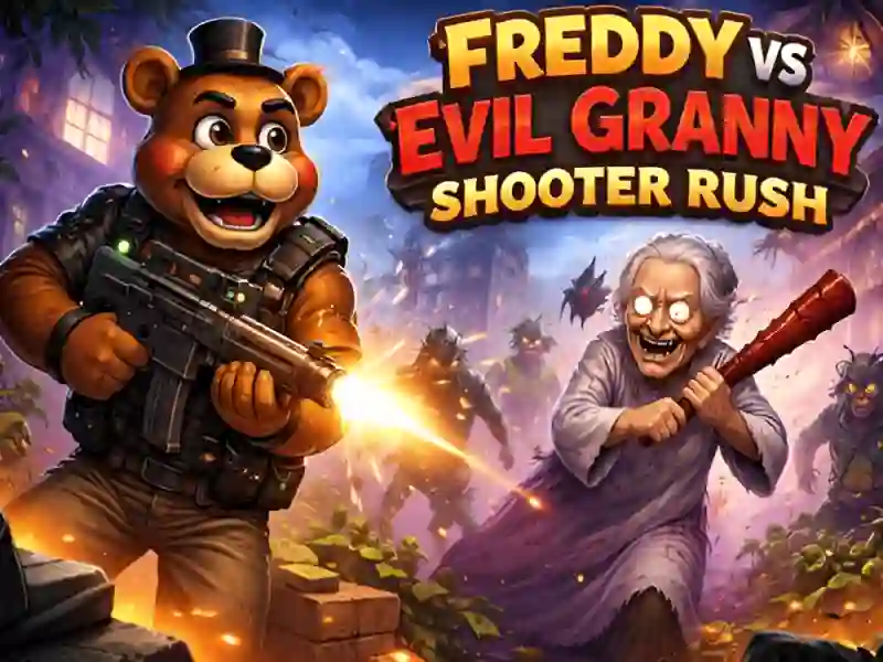Játék Freddy vs Evil Granny Shooter Rush online