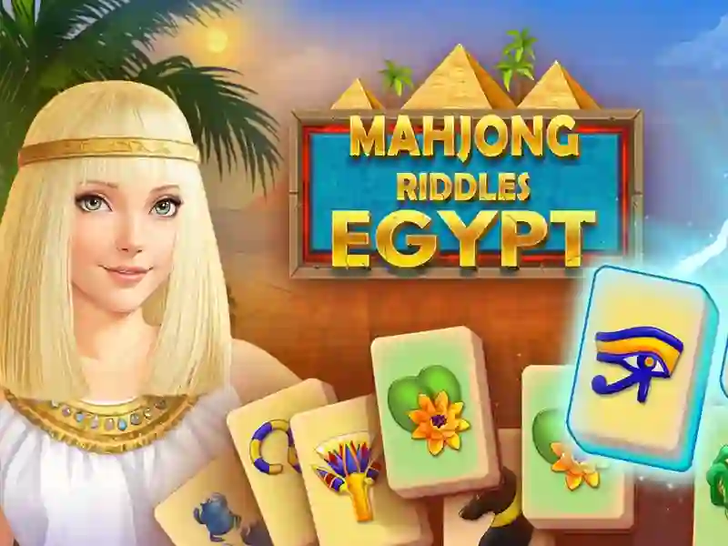 Játék Mahjong -rejtvények: Egyiptom online