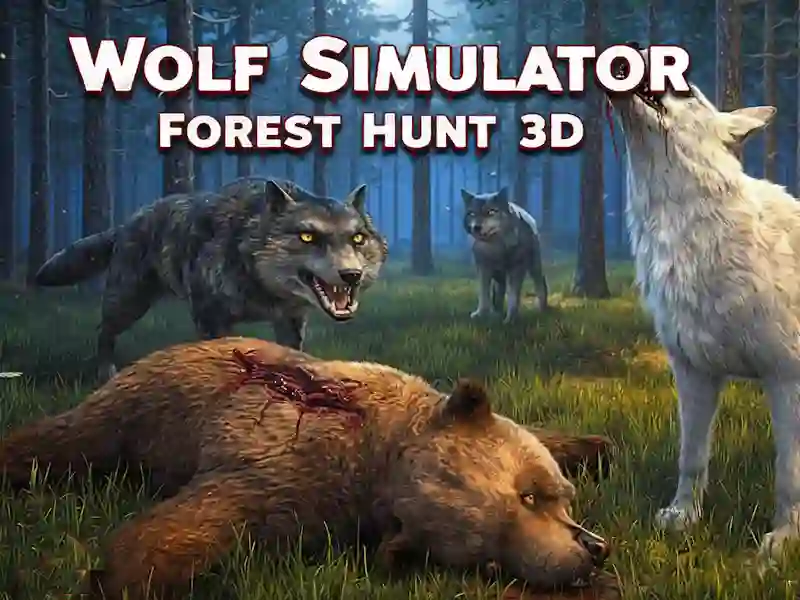 Játék Wolf Simulator Forest Hunt 3D online
