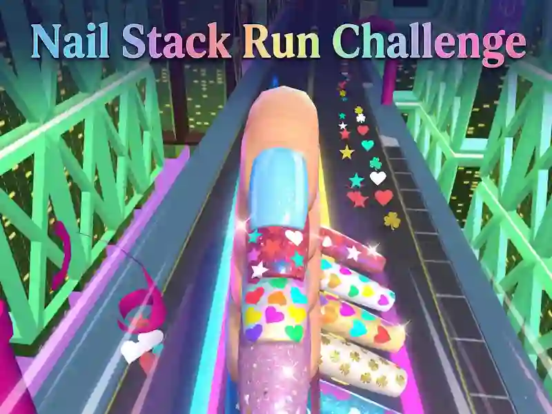 Játék Nail Stack Run Challenge online