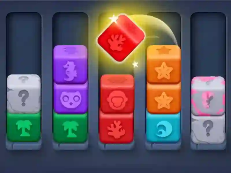 Játék Színes blokk rendezés online Játék Színes blokk rendezés online