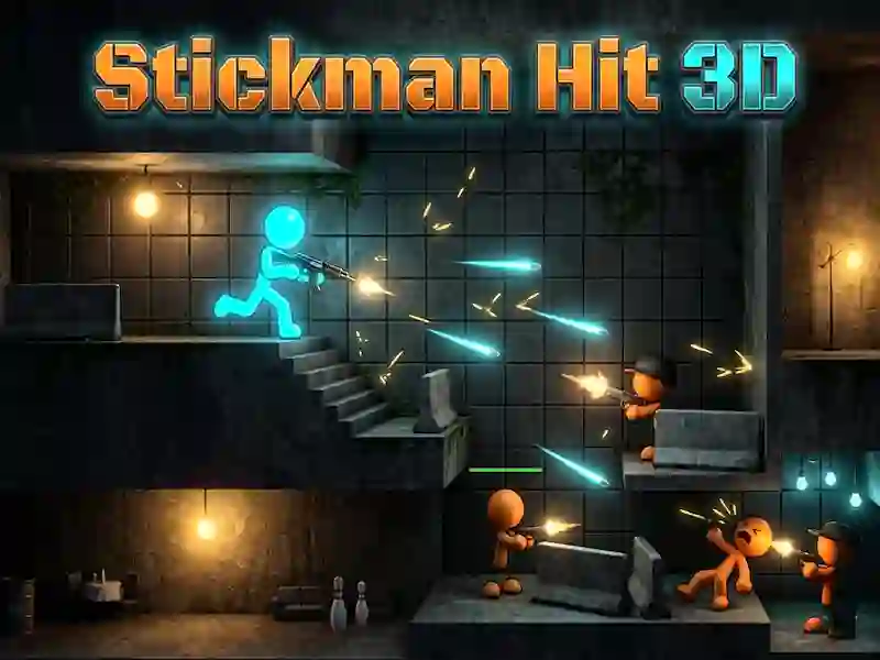 Játék Stickman Hit 3D online