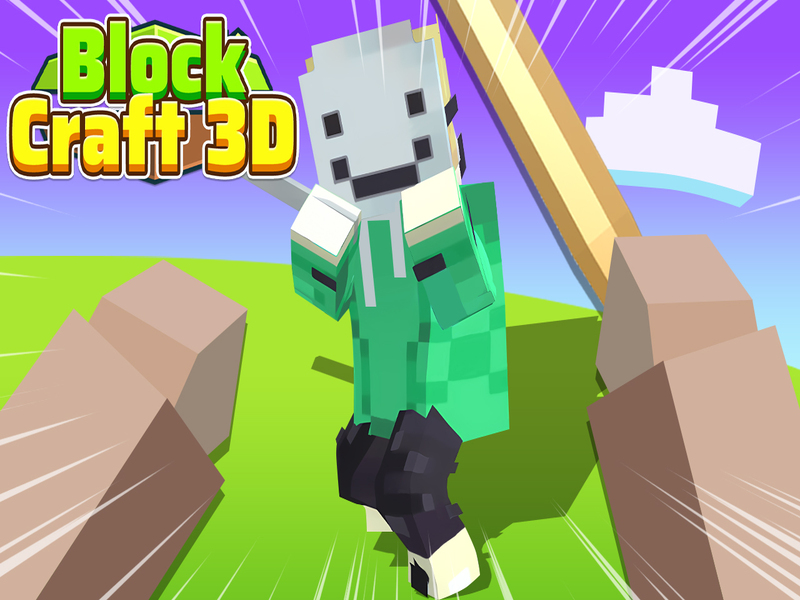 Játék Blokk kézműves 3D online