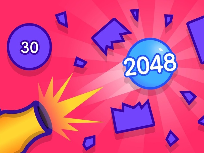 Játék 2048 blokkolja a pusztítást online