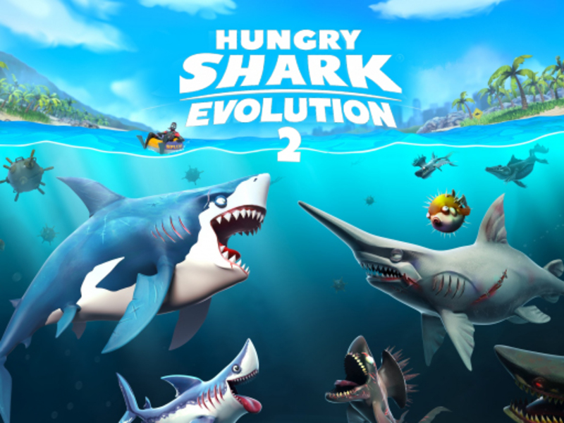 Játék Éhes cápa evolúció 2 online