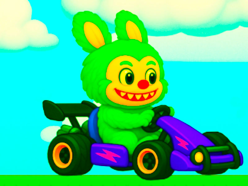 Játék Labubu Gokart online