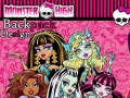 Játék Monster High hátizsák tervezés online