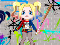 Játék Cuki Harley Quinn Öltöztetős online