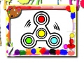 Játék Fidget Spinner Színező Könyv online