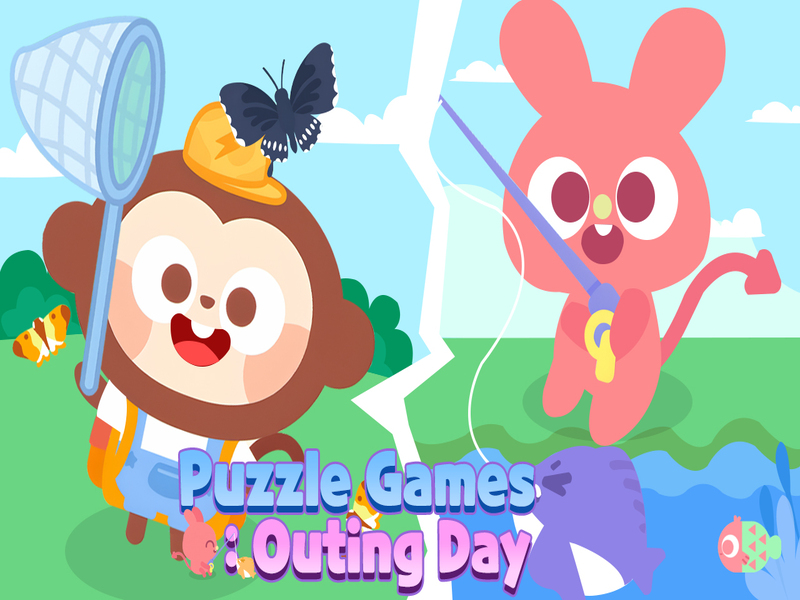 Játék Puzzle játékok: kirándulási nap online
