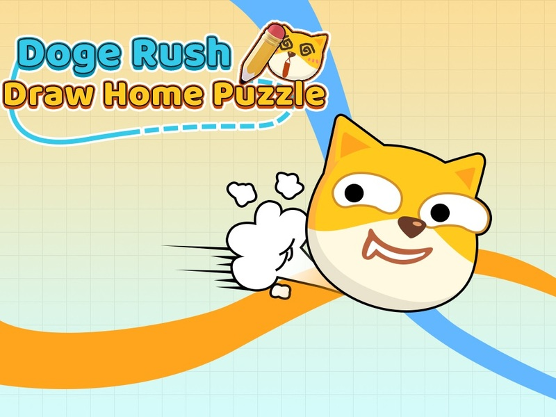 Játék Doge rohanás rajzolja a hazai puzzle -t online